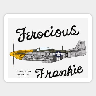 P-51 Mustang - Ferocious Frankie Magnet